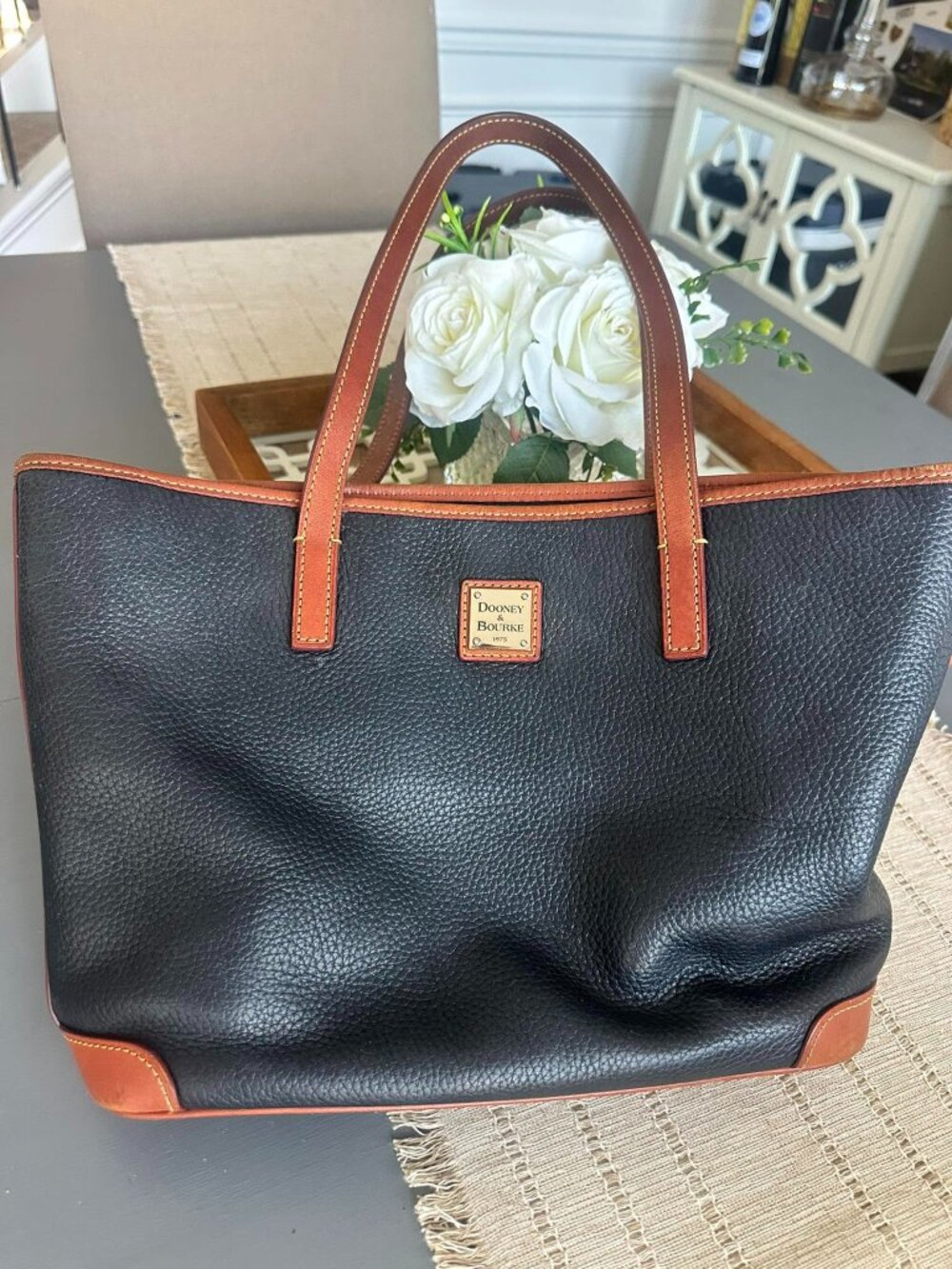 Dooney & Bourke Pebble Grain Charleston Shopper Tote Bag